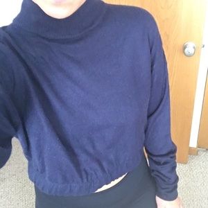 URBAN RENEWAL CROP TURTLENECK SWEATER